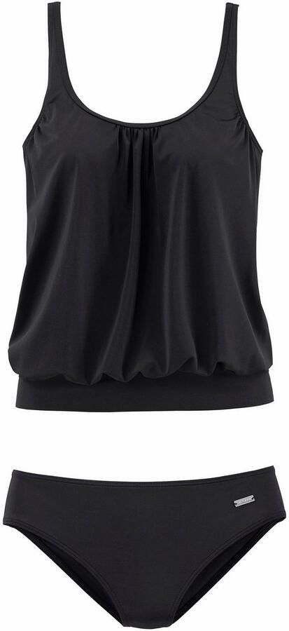 Lascana Oversized tankini Corrigerende versterking bij de cup onderbustelastiek rondom verstelbare bandjes - Foto 3