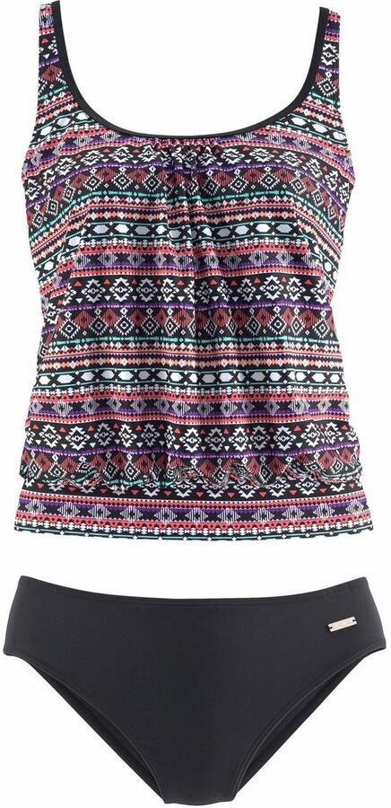 Lascana Oversized tankini in een trendy etno-look - Foto 4