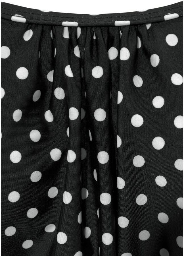 Lascana Oversized tankini in modieus stippen-design