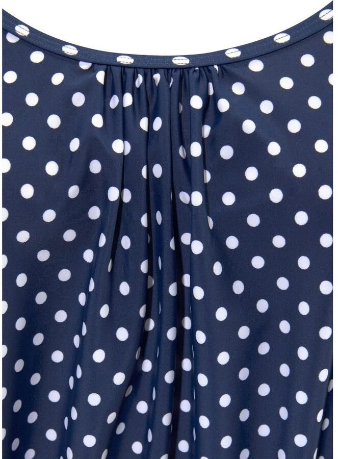 Lascana Oversized tankini in modieus stippen-design