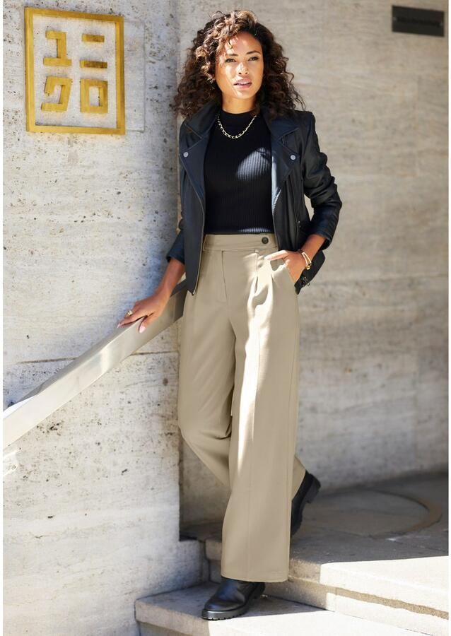 Lascana Palazzobroek in business-look elegante pantalon met zakken - Foto 4