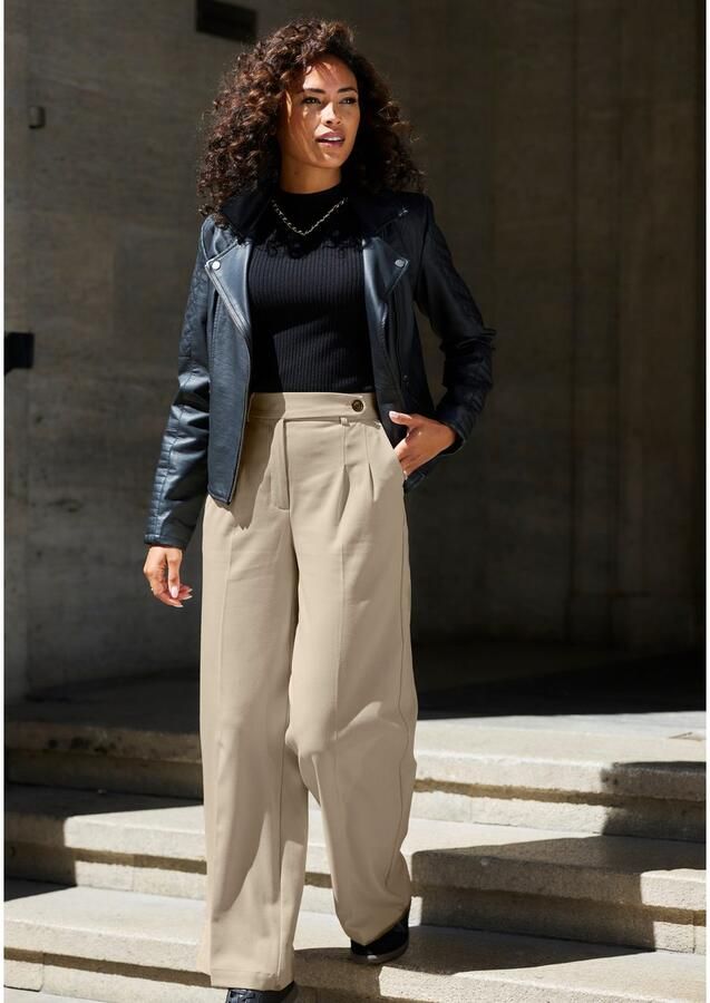 Lascana Palazzobroek in business-look elegante pantalon met zakken - Foto 5