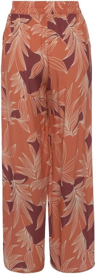 Lascana Palazzobroek met all-over print en zakken wide leg stoffen broek - Foto 6