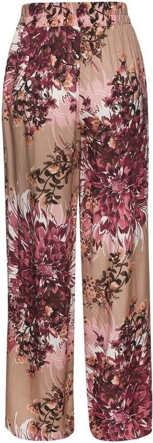 Lascana Palazzobroek met bindegordel en alloverprint stofbroek met zakken - Foto 7