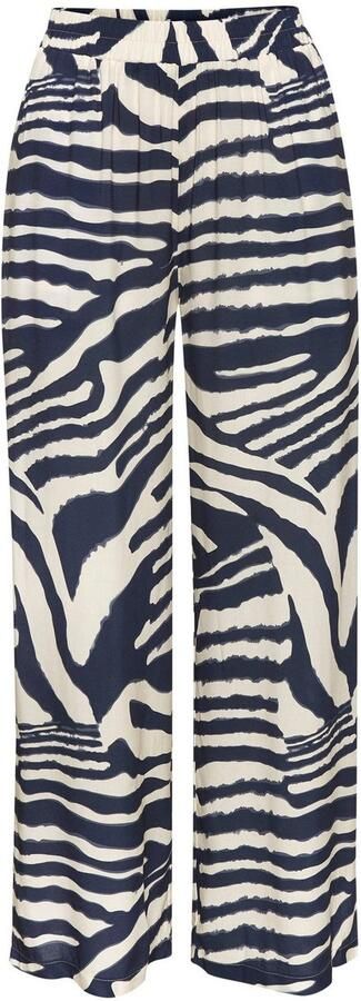 Lascana Palazzobroek met dierenprint instapbroek wide-leg modieus - Foto 7
