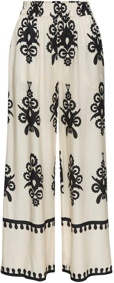 Lascana Palazzobroek met etnische print zomerbroek - Foto 7