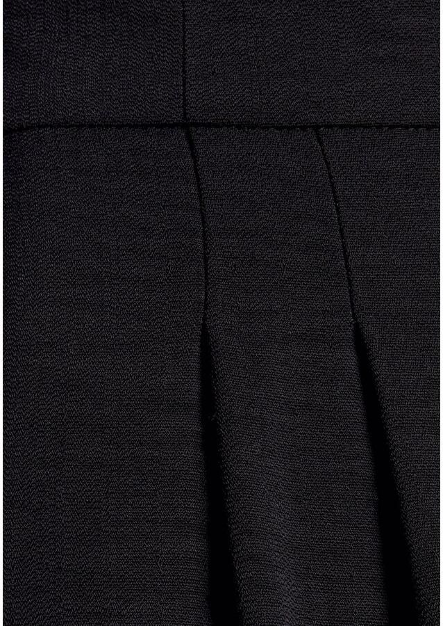 Lascana Palazzobroek met sierknopen en comfortabele boord lichte stofbroek met zakken - Foto 2