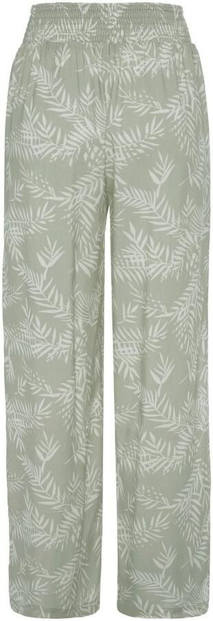 Lascana Palazzobroek van crêpe viscose met elastische gesmokte boorden stoffen broek - Foto 6