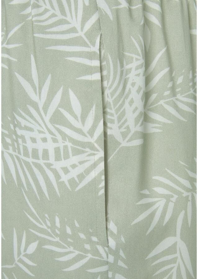 Lascana Palazzobroek van crêpe viscose met elastische gesmokte boorden stoffen broek - Foto 2