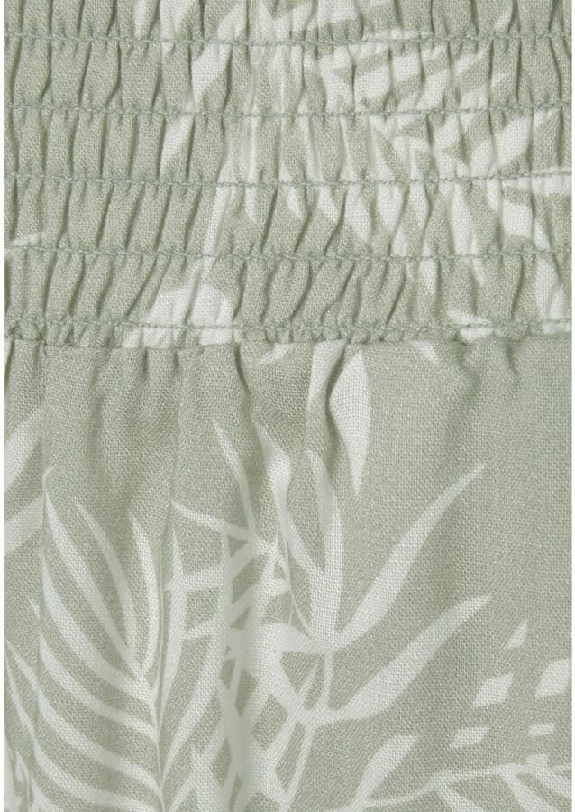 Lascana Palazzobroek van crêpe viscose met elastische gesmokte boorden stoffen broek - Foto 3