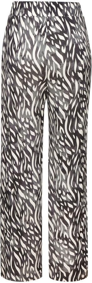 Lascana Palazzobroek van viscose-jersey instapbroek met alloverprint en zakken - Foto 4