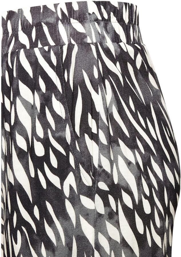 Lascana Palazzobroek van viscose-jersey instapbroek met alloverprint en zakken - Foto 2