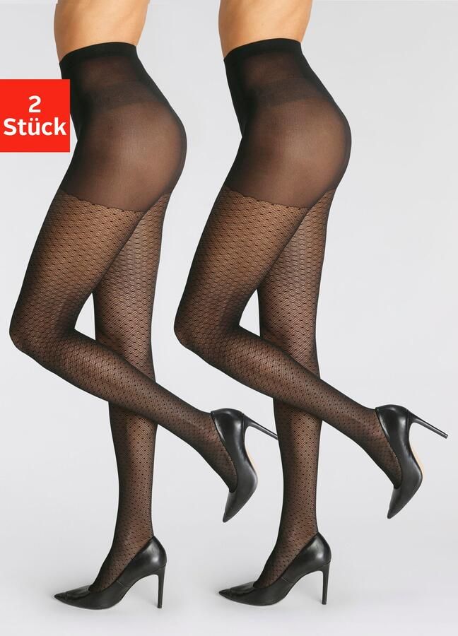 Lascana Panty met fijn ruitmotief (set 2 stuks) - Foto 8