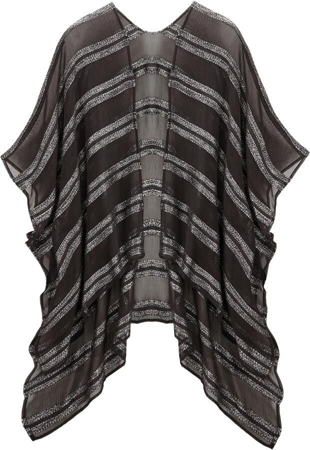 Lascana Pareo Modieus sjaaltje Stranddoek omslag met glinsterende details - Foto 2