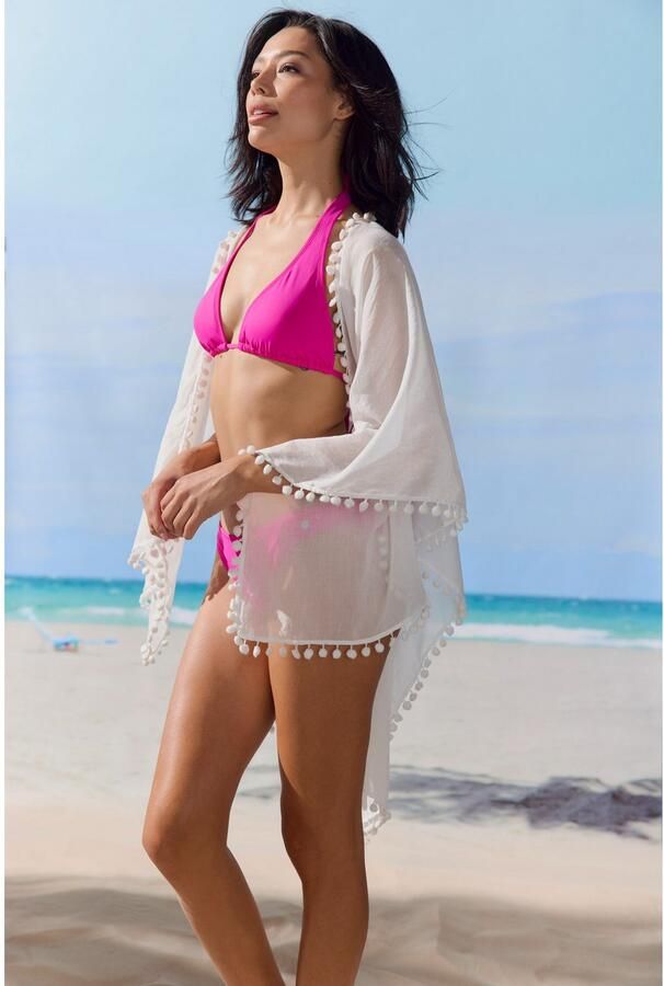 Lascana Pareo Modieus sjaaltje Stranddoek omslag van licht materiaal - Foto 2