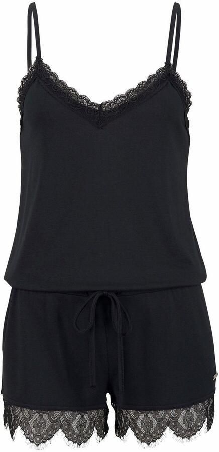 Lascana Playsuit met kanten zoom - Foto 5