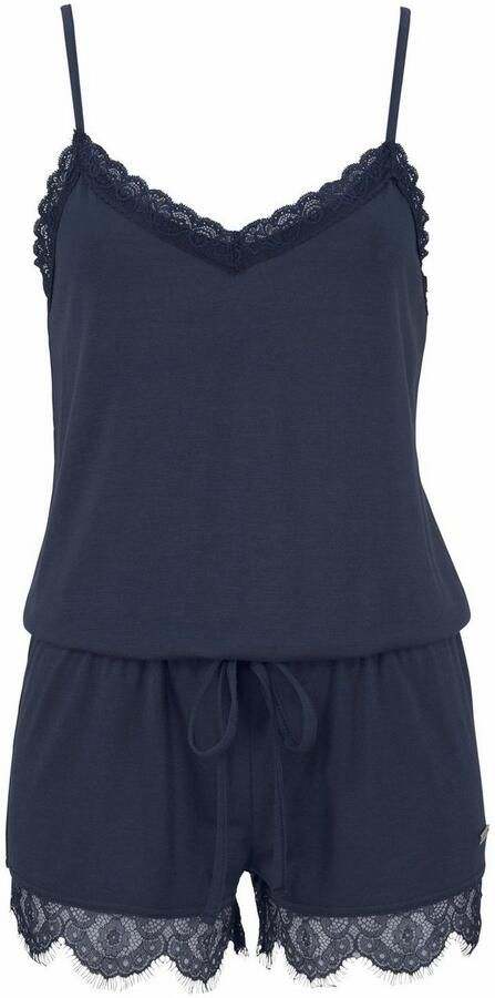 Lascana Playsuit met kanten zoom - Foto 4