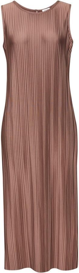 Lascana Plisséjurk in midilengte jurk met bandjes zomerjurk - Foto 6