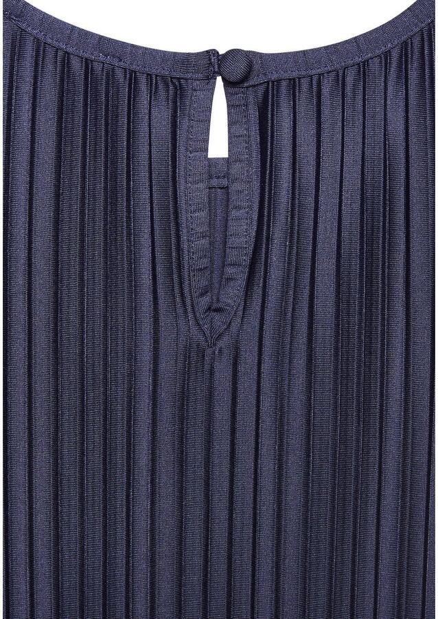 Lascana Plisséjurk in midilengte jurk met bandjes zomerjurk - Foto 2