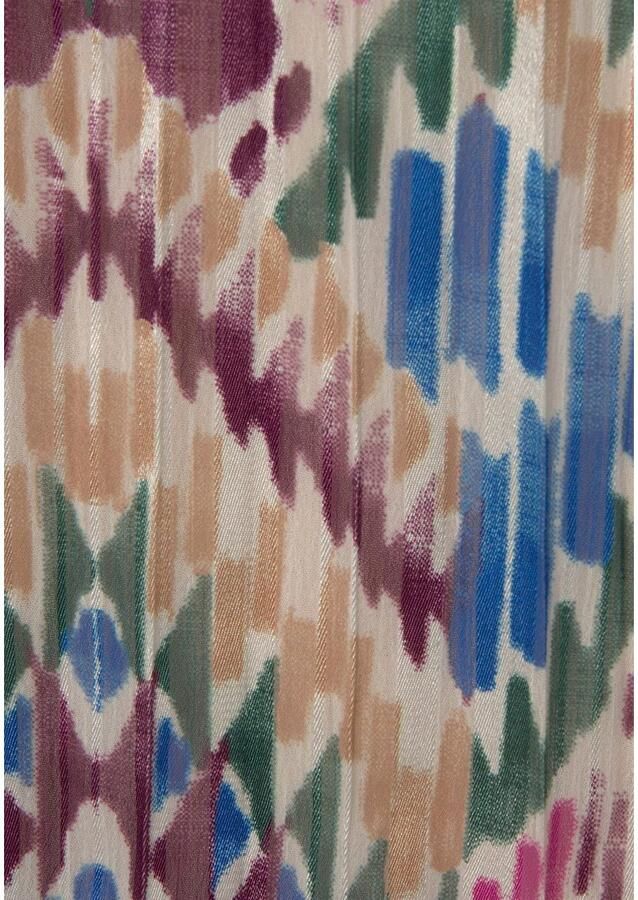 Lascana Plissérok van lichte chiffonstof midirok met aloverprint zomers - Foto 2