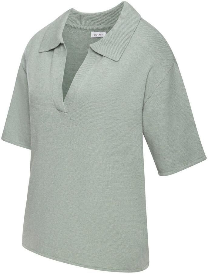 Lascana Poloshirt van hoogwaardige brei - Foto 2
