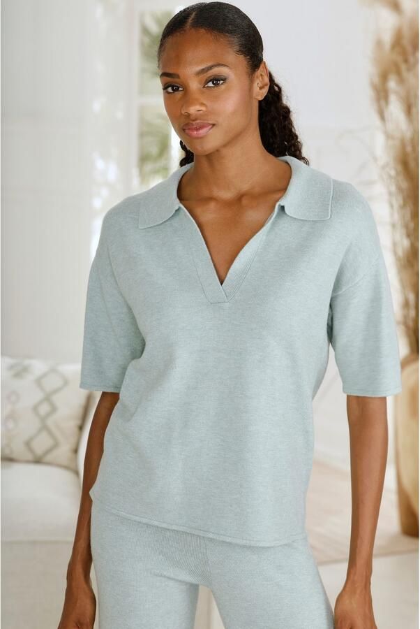 Lascana Poloshirt van hoogwaardige brei - Foto 6