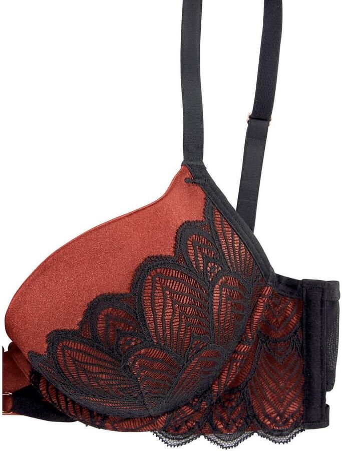 Lascana Push-up-bh Belinda Cups van mooie satijnstof met kant overtrokken sexy ondergoed - Foto 2