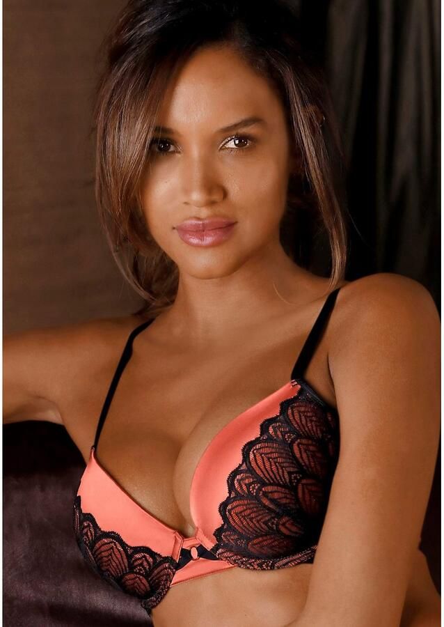 Lascana Push-up-bh Belinda Cups van mooie satijnstof met kant overtrokken sexy ondergoed - Foto 5
