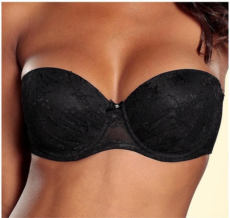 Lascana Push-up-bh Chelina met afneembare normale en transparante bandjes ondergoed