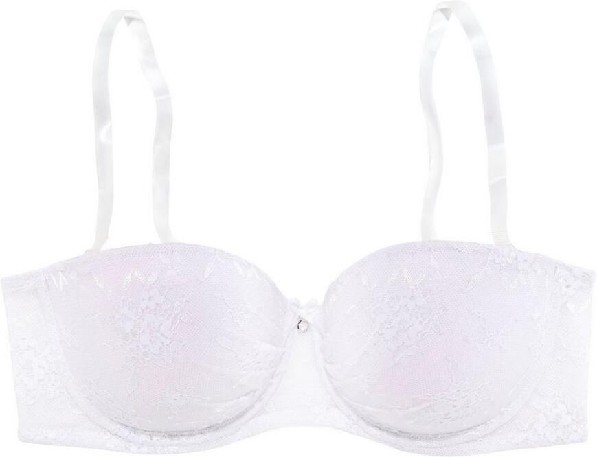 Lascana Push-up-bh Chelina met afneembare normale en transparante bandjes ondergoed