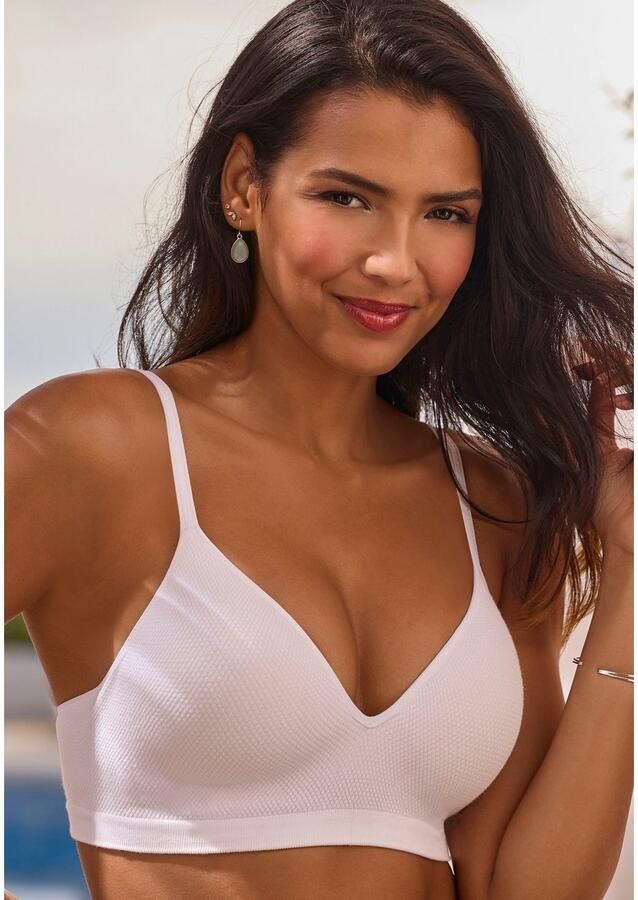 Lascana Push-up-bh COMFY BRA zonder beugels in zachte katoenen stof basic lingerie - Foto 3