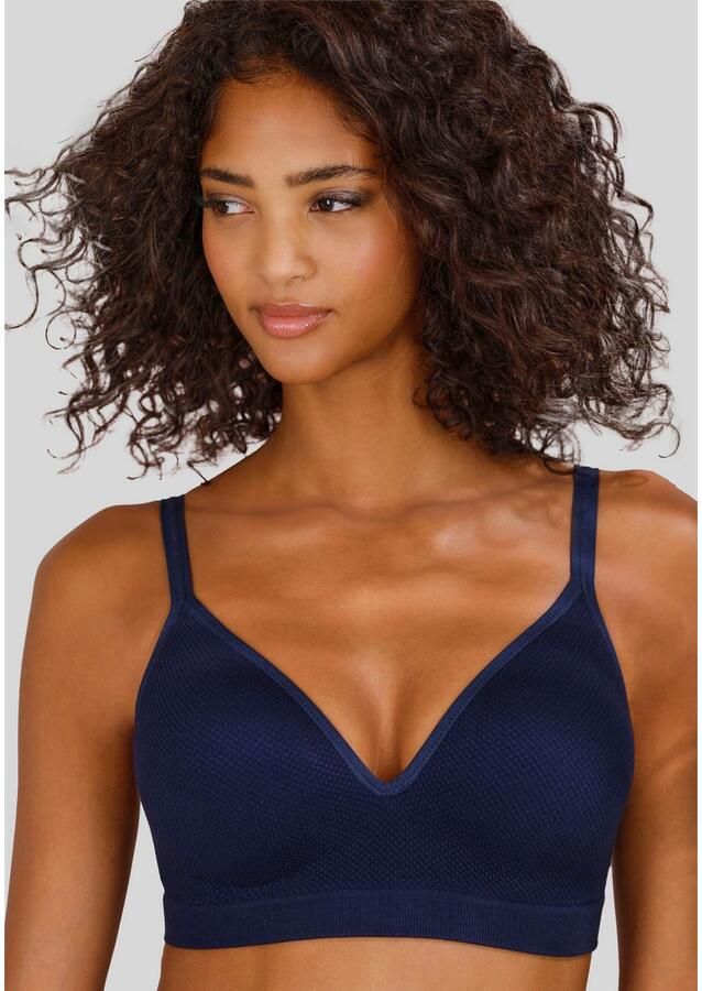 Lascana Push-up-bh COMFY BRA zonder beugels in zachte katoenen stof basic lingerie