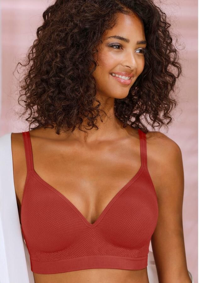 Lascana Push-up-bh COMFY BRA zonder beugels in zachte katoenen stof basic lingerie - Foto 2