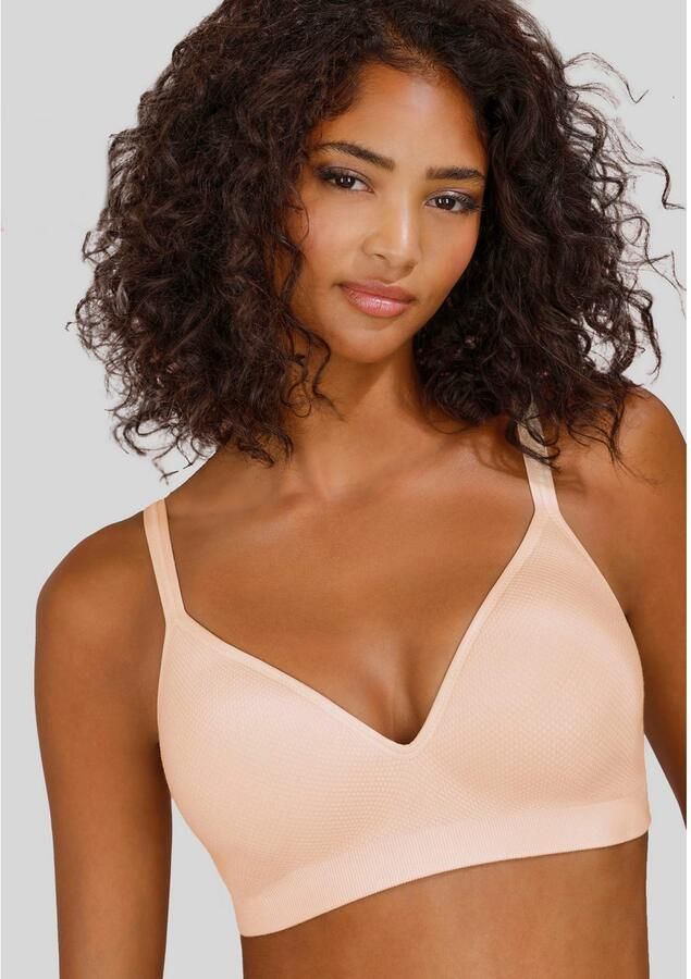 Lascana Push-up-bh COMFY BRA zonder beugels in zachte katoenen stof basic lingerie - Foto 2