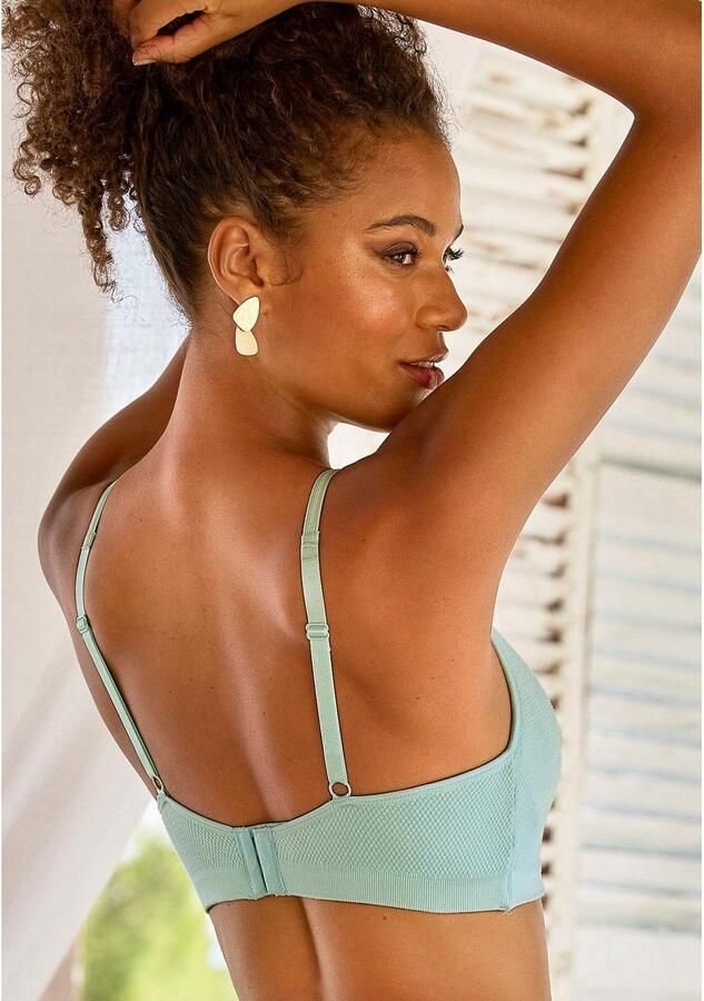 Lascana Push-up-bh COMFY BRA zonder beugels in zachte katoenen stof basic lingerie - Foto 3