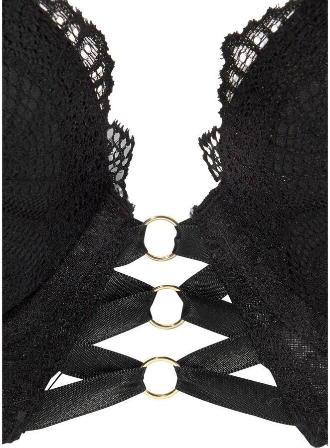Lascana Push-up-bh Eleonora met decoratieve rijgsluiting voor sexy dessous