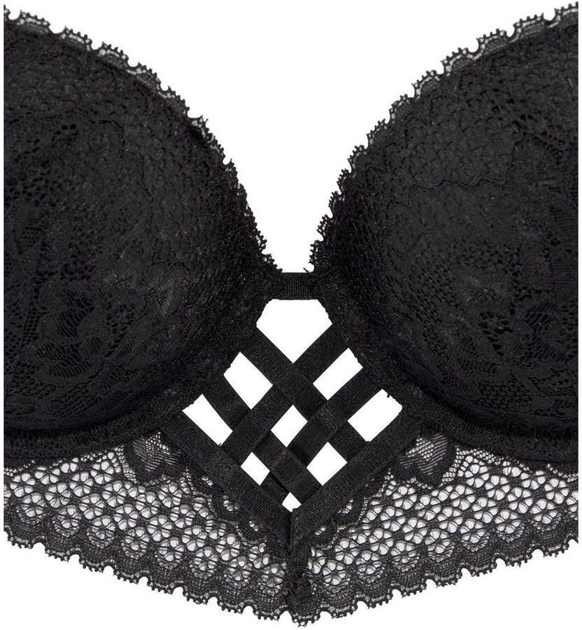 Lascana Push-up-bh in prachtige vlecht-look sexy dessous