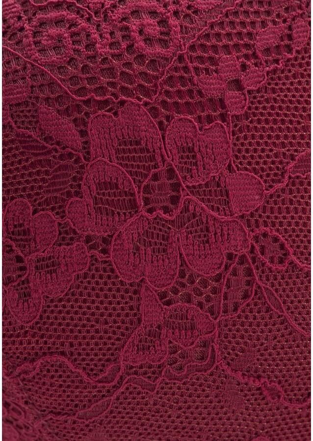 Lascana Push-up-bh MELISSA met voorsluiting & kanten achterkant van borduursel ondergoed - Foto 5