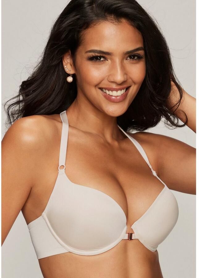 Lascana Push-up-bh met beugel en decoratief borduurband op de rug sexy lingerie