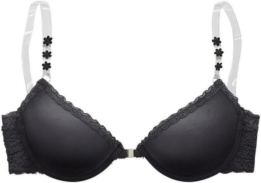 Lascana Push-up-bh met beugel met voorsluiting en transparante bandjes ondergoed - Foto 2