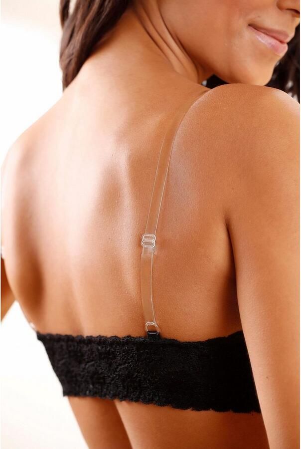 Lascana Push-up-bh met beugel met voorsluiting en transparante bandjes ondergoed - Foto 4