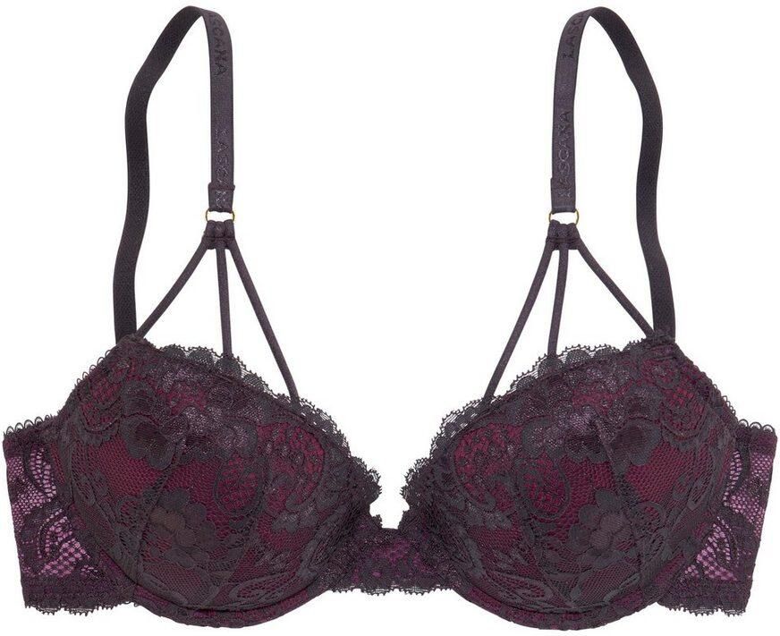 Lascana Push-up-bh met decoratieve bandjes sexy dessous