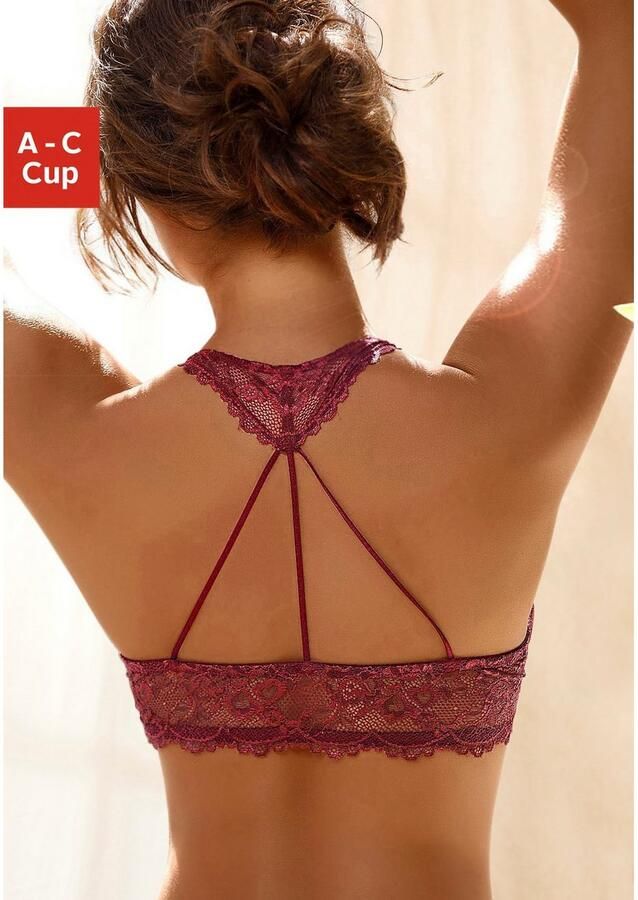 Lascana Push-up-bh met decoratieve kanten achterkant in banddesign sexy ondergoed - Foto 4