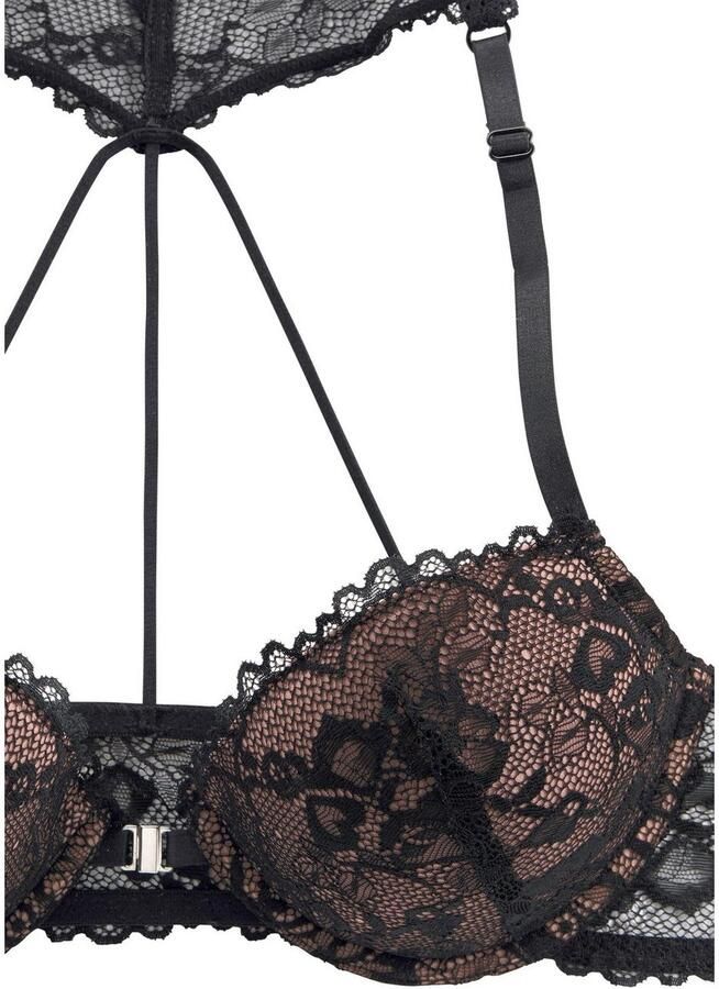 Lascana Push-up-bh met decoratieve kanten achterkant in banddesign sexy ondergoed - Foto 2