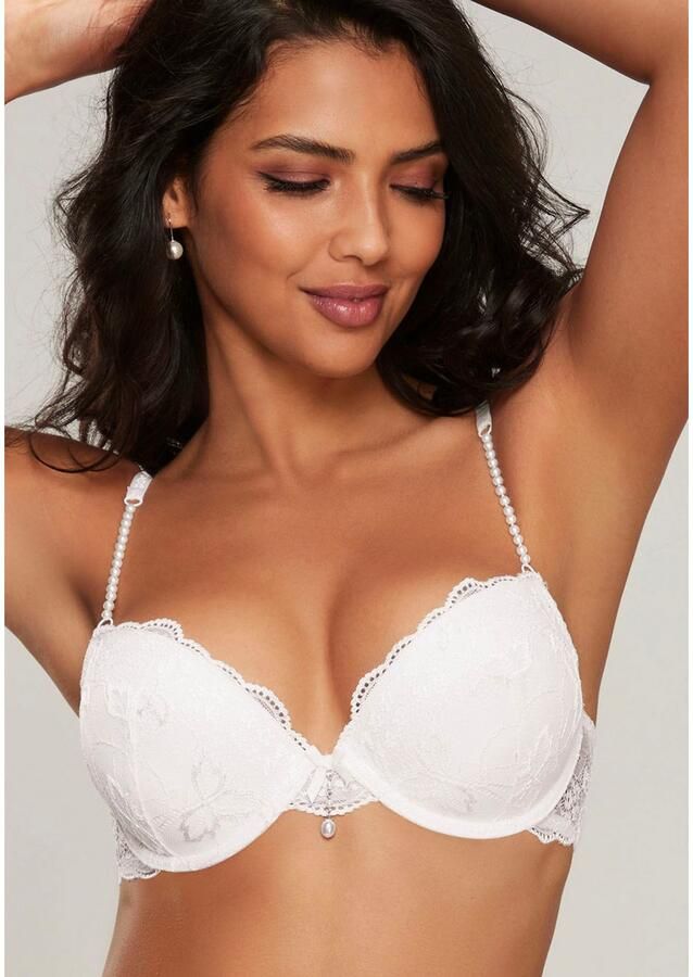 Lascana Push-up-bh met elegante kralendetails sexy dessous - Foto 2