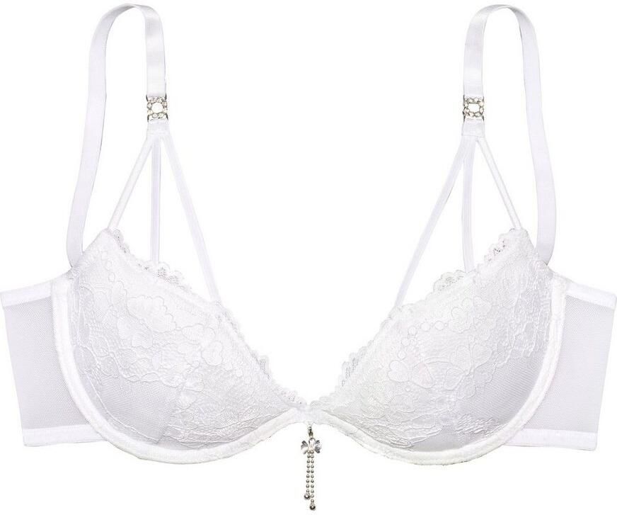 Lascana Push-up-bh met elegante sieraden lingerie