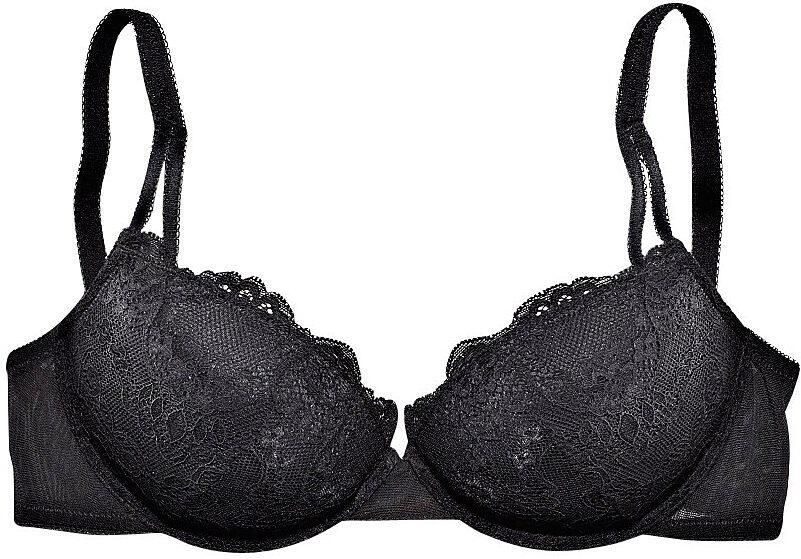 Lascana Push-up-bh met jacquardkant en uitneembare vullingen dessous