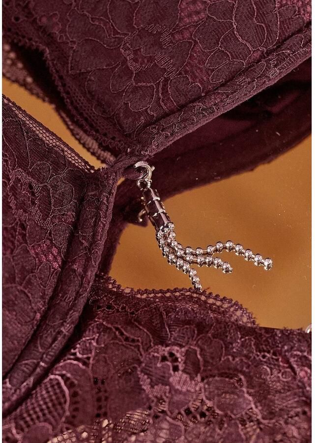 Lascana Push-up-bh met opvallend glitteraccessoire sexy dessous - Foto 2