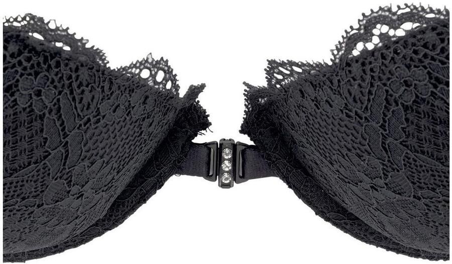 Lascana Push-up-bh met praktische voorknopsluiting en delicate spaghettibandjes lingerie - Foto 6