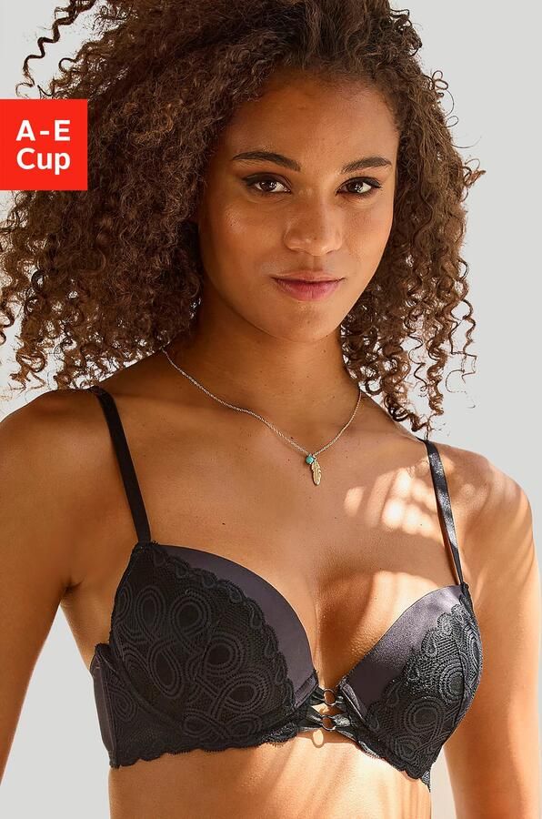 Lascana Push-up-bh met sexy bandjes aan de voorkant lingerie - Foto 9